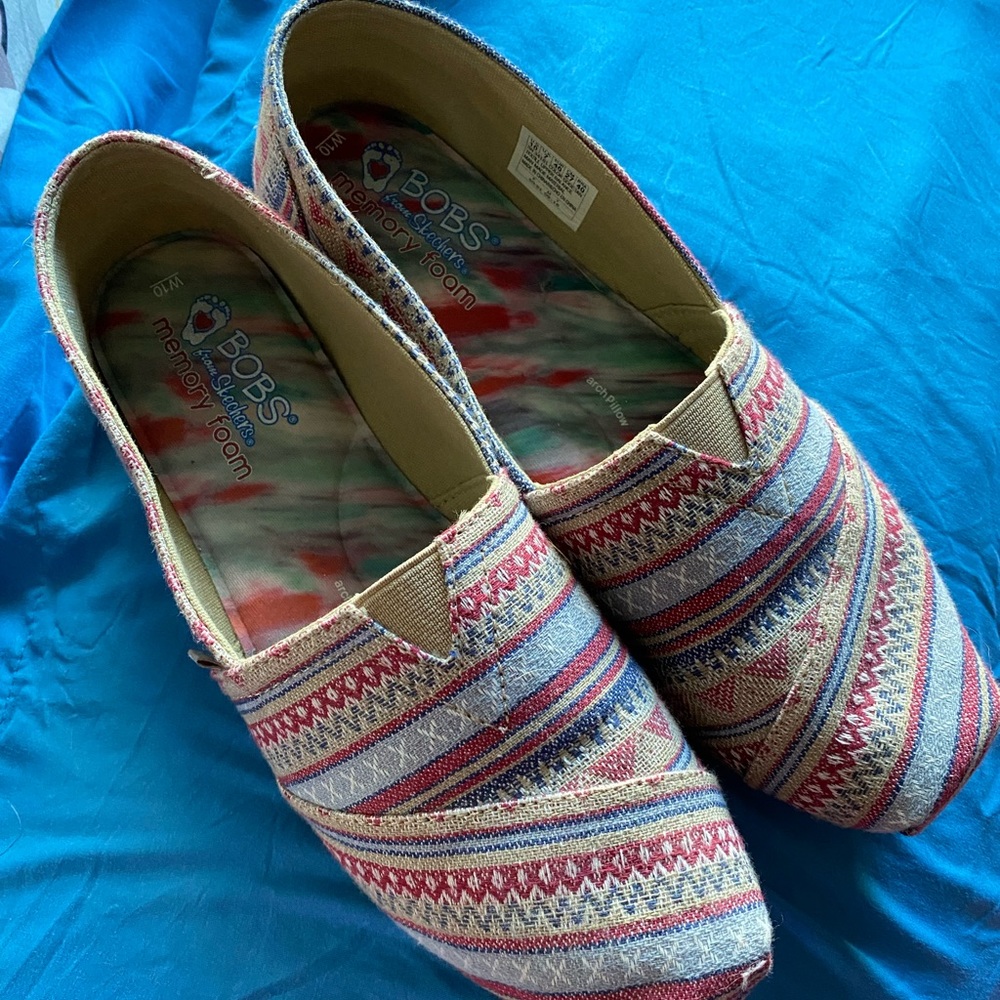 Bobs By Sketchers Memory Foam Slip Ons - image 1